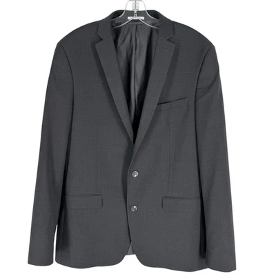 Blazer Bar III Para Hombre Talla 42L Gris Carbón Mezcla Lana Calce Ajustado Abrigo Deportivo Foto 1 de 4