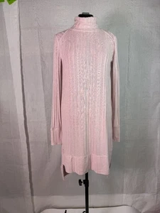 Free People Espresso Rib Top Tunic Pale Mauve Sweater Womens Size Medium C731 - Picture 1 of 12