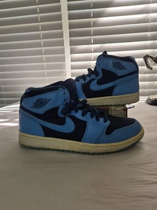 Jordan 1 High French Blues UNC Colorway NCAA Basketball Shoes Men’s Size 12 - Picture 1 of 8