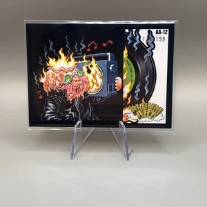 2024 Topps Garbage Pail Kids Green Day AA-12 Album Art /199 Black Card - Picture 1 of 2