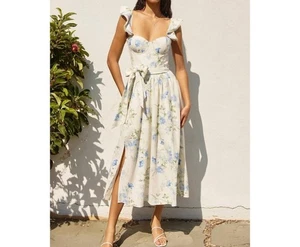 Dress Forum Everlasting Corset Flutter Dress Mellow Ivy - Picture 1 of 13