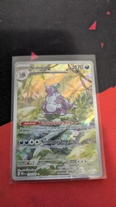 Pokemon Juego de Cartas Coleccionables Escarlata y Violeta Nidoking 174/165 Holo Ilustración Raro 151 - Imagen 1 de 6
