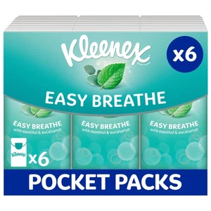 Kleenex® Easy Breathe Reisetaschen - natürliches Menthol und Eukalyptus - - Bild 1 von 5