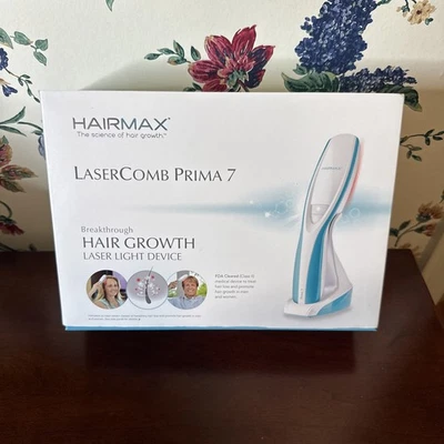 HairMax LaserComb Prima 7 Breakthrough Hair Growth Laser Light Device NEW In Box - Image 1 of 4