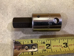 Enchufe Allen hexagonal SA-18 Williams 9/16 pulgadas vintage unidad SAE de 1/2" EE. UU. - Imagen 1 de 12