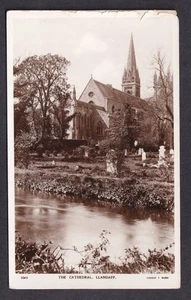 Wales Glamorgan LLANDAFF Cathbedral RPPC real photo postcard by Ernest T Bush - Picture 1 of 2