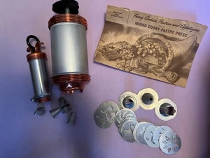 Vintage Mirro Cooks-Pastry Press & Accessories with Booklet - Picture 1 of 6