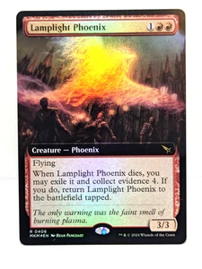 Murders at Karlov Manor - Lamplight Phoenix - Foil - Borderless - Mkm 406 - - Picture 1 of 2