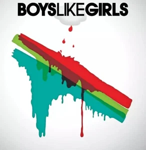 Boys Like Girls S/T Clear White Split w/ Red Splatter Color Vinyl Record LE 500⚡ - Picture 1 of 1