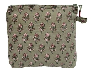 Bolsa de lavado Anokhi - salvia - tamaño pequeño 6""w x 6""h - Imagen 1 de 1