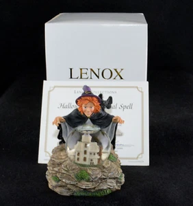 Lenox Halloween magischer Zauber Schneekugel Hexe neuwertig in Box (4" groß) - Bild 1 von 9