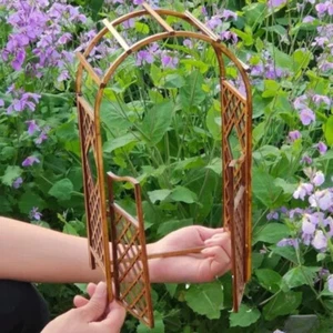 1/12 Scale Dollhouse Miniature Furniture Arch Flower Rack Soldier Unfinished - Bild 1 von 8