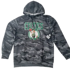 Boston Celtics Gray Camo Hoodie Men's Size Medium Retail $75 FREE SHIPPING  - Picture 1 of 10