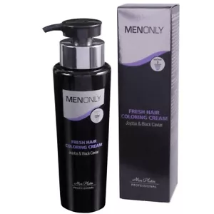 Crema para colorear cabello fresco Mon Platinum solo para hombre jojoba y caviar negro 8,5 fl.oz - Imagen 1 de 1
