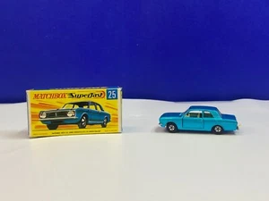 1970 LESNEY MATCHBOX SUPER FAST #25 FORD CORTINA GT UNPLAYED WITH NICE BOX - Picture 1 of 13