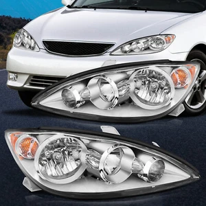 Pair Headlights Assembly Fits 2005 2006 Toyota Camry LH+RH Side - Picture 1 of 7