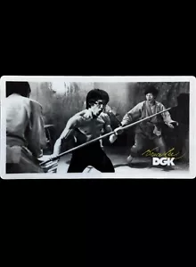 Bruce Lee DGK Skateboarding STICKER/DECAL 3“ X 5.8“ - Picture 1 of 3