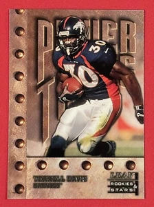 Tarjeta de fútbol americano Terrell Davis 1998 Leaf Rookies & Stars #248 herramientas eléctricas BRONCOS - Imagen 1 de 2
