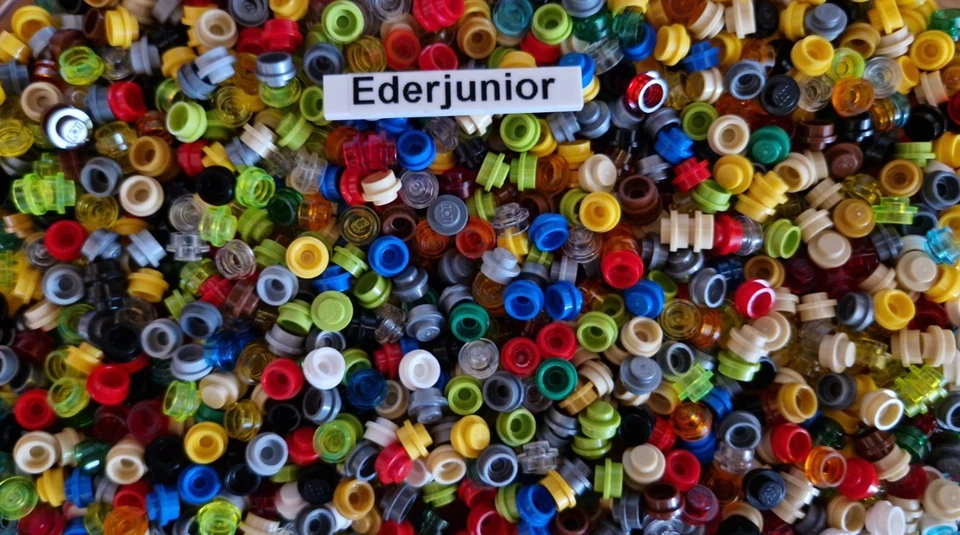 Lego 4073 1x1 rund flach Rundplatte 12 Stück verschied. Farben (Auswahl) - Bild 1 von 1