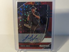 2020 Panini Prizm Draft Picks Red Donut Circle #29/99 Jared Jones PDP44 Auto