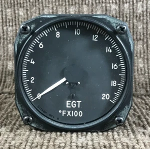 Piper Archer III PA-28-181 Lewis EGT Gauge P/N 599-543 P/N 172C4D-2 As Removed - Bild 1 von 8