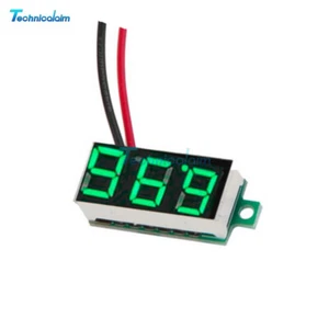 Voltmetro Misuratore di Tensione Digitale LED 0,36" Motore Auto Verde 2 Fili DC 3~30V - Foto 1 di 6