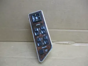 90 91 92 93 94 Buick Regal Left Master Switch Driver Window 1990-1994 Woodgrain - Foto 1 di 5