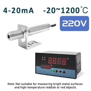 Controlador de temperatura industrial 220V sensor termómetro infrarrojo sin contacto - Imagen 1 de 11
