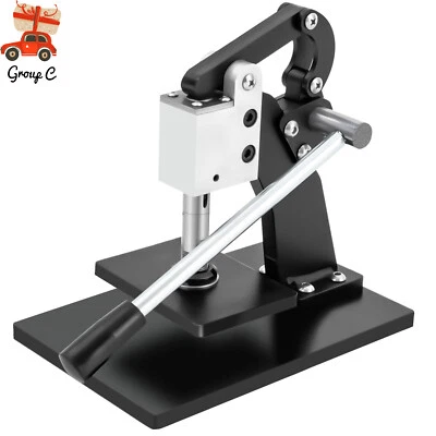 Fustellatrice manuale per pelle PVC pressa manuale fai da te strumento manuale - Immagine 1 di 4