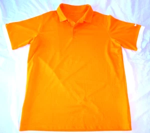 Nike Golf Women's XL Short Sleeve Dri-Fit Tour Performance Polo Shirt Orange - Picture 1 of 7
