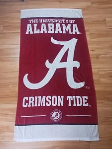 Alabama Crimson Tide NCAA Beach Towel  - Picture 1 of 3