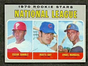 Oscar Gamble RC Boots Day RC Angel Mangual RC 1970 Topps #654 Rookie Stars - Picture 1 of 7
