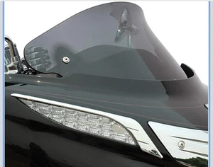 Klock Werks Flare Windshield 10" Dark Smoke Indian Chieftain/Roadmaster - Picture 1 of 2