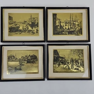 Lionel Barrymore Foil Sketches Set of 4 Ships Read below - Picture 1 of 17
