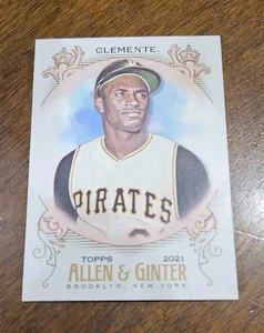 2021 Topps Allen & Ginter #11 Roberto Clemente Pittsburgh Pirates - Picture 1 of 2