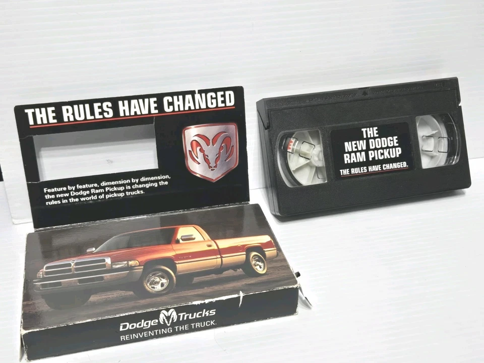 1994 Dodge Ram Pickup Truck VHS Tape Truck Of The Year Promo Service  Dealer - Image 1 of 4