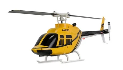 BELL 206 JET RANGER HELIKOPTER 4-KANAL mit 6 ACHS GYRO RTF AMEWI 25358 - Bild 1 von 4