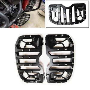 MX Style Driver Passnger Floorboard Foot Peg Brake Pedal For Harley Touring86-22 - Picture 1 of 14