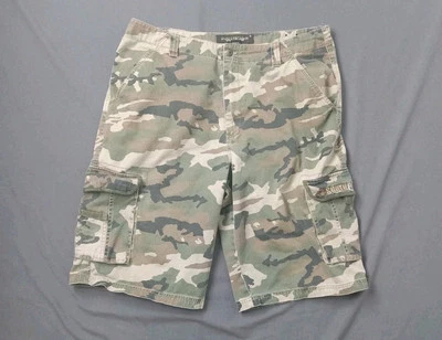 Pantalones Cortos Southpole De Colección Talla 38 Spellout Camuflados Carga Sueltos Y2K Grunge Ropa de Calle Foto 1 de 4