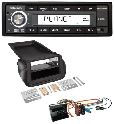 Continental USB 1DIN AUX DAB MP3 Autoradio für Citroen Nemo Peugeot Bipper ab 20 - Bild 1 von 4