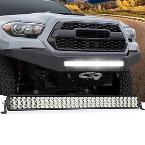For 16-23 Toyota Tacoma Hidden Lower Bumper 30" LED Work Light Bar Combo Fog Kit - Imagen 1 de 16