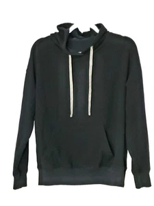 Buffalo David Bitton Hoodie Mens S Black Pullover Drawstring Sweatshirt Pockets  - Picture 1 of 7