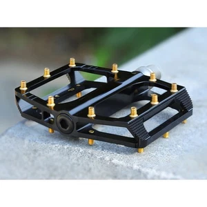 Road and Mountain Bike Pedals with Aluminum Alloy Frame and Anti Slip Spikes - Picture 1 of 12