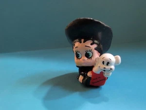 1990 KFS Betty Boop Your Bewitching Halloween Witch Mini 2" Figur PVC 🎃👻🧹 - Bild 1 von 5
