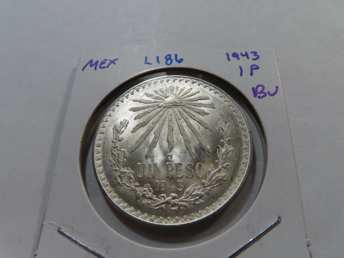 1 Peso 1943 Year Silver Mexican Coins (1905-Now) for sale | eBay