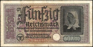 Alemania - IIIER Reich - Billete De Banco 50 Reichsmark 1940 ! P#R140 - Imagen 1 de 2