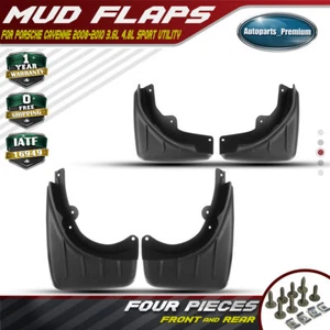 For Porsche Cayenne 2008-2010 Splash Guards Mud Flaps Mudguards 4PCS Front&Rear - Picture 1 of 10