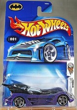 2004 Hot Wheels #1 First Editions 1/100 BATMOBILE Purple w/Black Base Variation