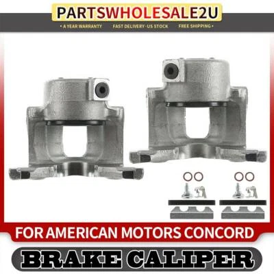 2 Pinzas de freno delanteras izquierda y derecha para Jeep CJ5 CJ7 78-81 AMC Hornet Concord AMX Foto 1 de 4