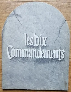 DIX COMMANDEMENTS charlton heston dossier de presse ancienne originale '56 - Photo 1/2